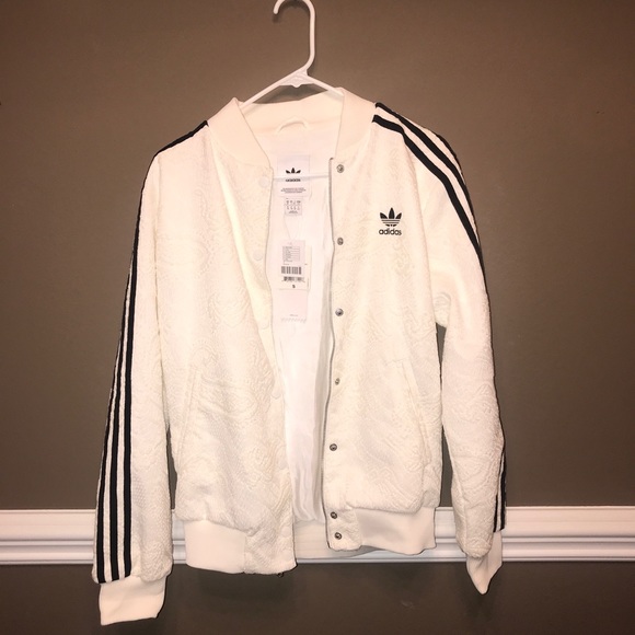 Adidas White Lace Bomber (RARE) - Picture 4 of 7